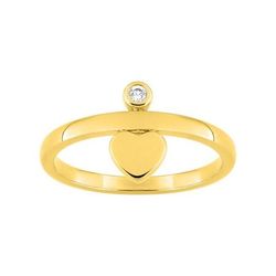 Anillo Metal Chapado En Oro Argyor MRM Mujer (CH)137979.1 Corazón C. Circonitas