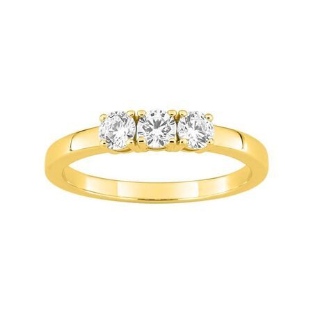 Anillo Metal Chapado En Oro Argyor MRM Mujer (CH)137985.1 Circonitas