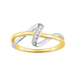 Anillo Metal Chapado En Oro Argyor MRM Mujer (CH)BSRC84Z Circonitas