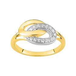 Anillo Metal Chapado En Oro Argyor MRM Mujer (CH)BSRG40Z Circonitas