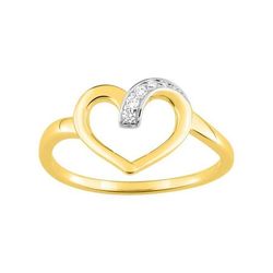 Anillo Metal Chapado En Oro Argyor MRM Mujer (CH)BSRM47Z Corazón C. Circonitas