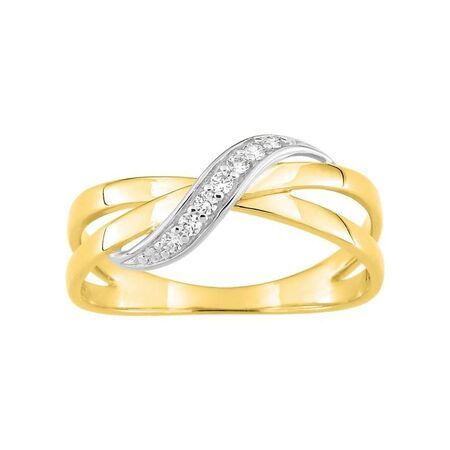 Anillo Metal Chapado En Oro Argyor MRM Mujer (CH)BSRM99Z Circonitas