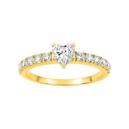 Anillo Metal Chapado En Oro Argyor MRM Mujer (CH)PSRF61Z Circonitas