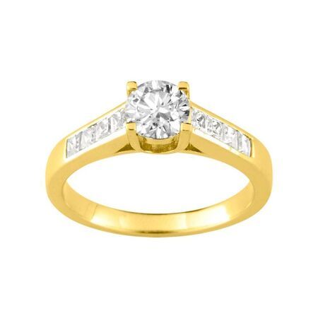 Anillo Metal Chapado En Oro Argyor MRM Mujer (CH)PSRI98Z Circonitas