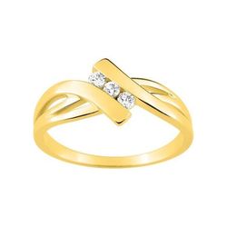 Anillo Metal Chapado En Oro Argyor MRM Mujer (CH)PSRM76Z Circonitas