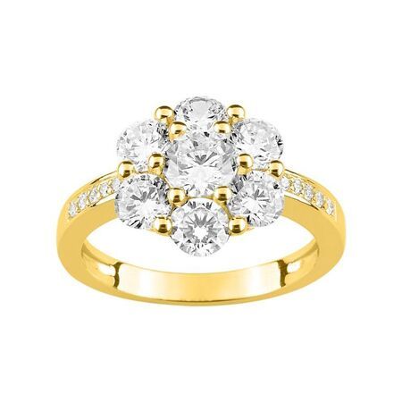 Anillo Metal Chapado En Oro Argyor MRM Mujer (CH)S10.05114 Circonitas