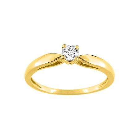 Anillo Metal Chapado En Oro Argyor MRM Mujer (CH)SPR893Z Circonita