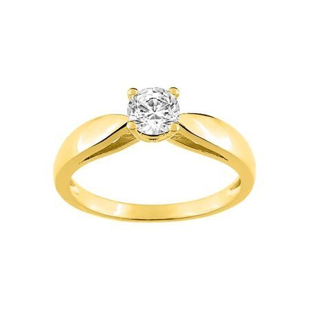 Anillo Metal Chapado En Oro Argyor MRM Mujer (CH)SPR895Z Circonita