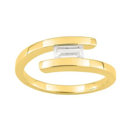 Anillo Metal Chapado Oro Argyor MRM (CH)137166.1 Circonita