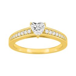 Anillo Metal Chapado Oro Argyor MRM (CH)137214.1 Circonita Corazón