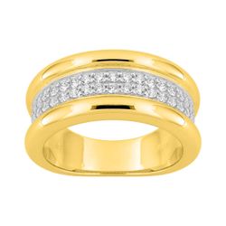 Anillo Metal Chapado Oro Argyor MRM (CH)137215.1 Circonitas