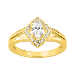 Anillo Metal Chapado Oro Argyor MRM (CH)137216.1 Circonitas