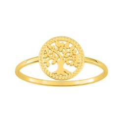 Anillo Metal Chapado Oro Argyor MRM (CH)137327 Árbol De La Vida