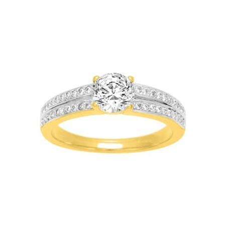 Anillo Metal Chapado Oro Argyor MRM Mujer (CH)107054.1 Circonitas