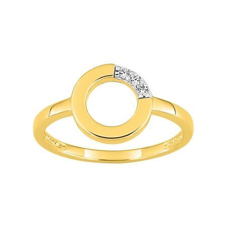 Anillo Metal Chapado Oro Argyor MRM Mujer (CH)137034.1 Circonitas