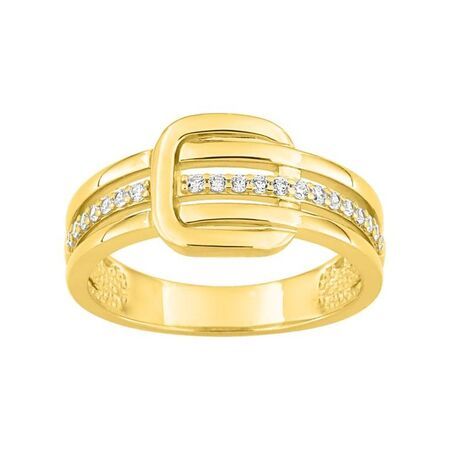 Anillo Metal Chapado Oro Argyor MRM Mujer (CH)137056.1 Circonitas