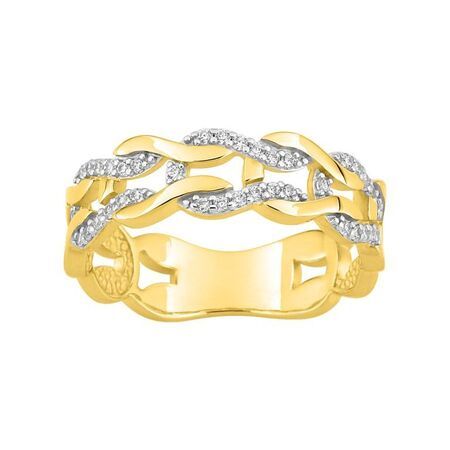 Anillo Metal Chapado Oro Argyor MRM Mujer (CH)137065.1 Circonitas