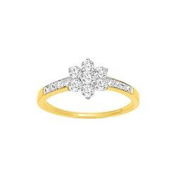 Anillo Metal Chapado Oro Argyor MRM Mujer (CH)137099.1 Circonitas
