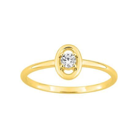 Anillo Metal Chapado Oro Argyor MRM Mujer (CH)137154.1 Circonita