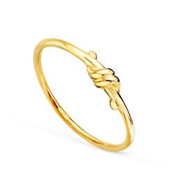 Anillo Oro 18Kts 3,3mm 19690 Nudo En Brillo