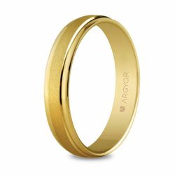 Anillo Oro 18kts Argyor Mate Brillo 4mm 5140044