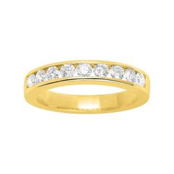 Anillo Oro 18kts Argyor-MRM (18)1.1588.30 Semi-Alianza Diamantes 0,60ct