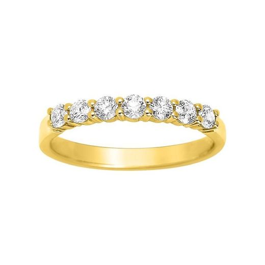 Anell Or 18kts Argyor-MRM (18)1.205.30 Semi-Aliança 7 Diamants 0,43ct