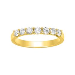 Anillo Oro 18kts Argyor-MRM (18)1.206.30 Semi-Alianza 7 Diamantes 0,50ct