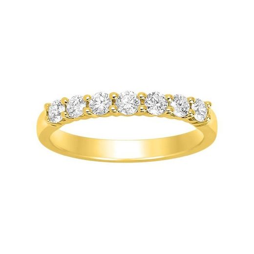 Anell Or 18kts Argyor-MRM (18)1.206.30 Semi-Aliança 7 Diamants 0,50ct