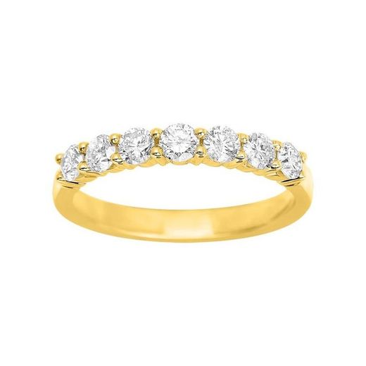 Bague en or 18 carats Argyor-MRM (18) 1 208,30 Semi-Alliance 7 Diamants 0,70 ct