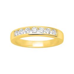 Anell Or 18kts Argyor-MRM (18)1.219.30 Semi-Aliança 7 Diamants 0,43ct