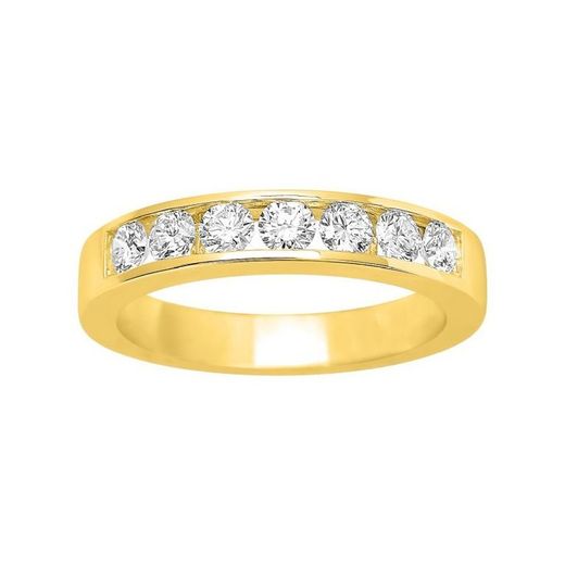 Anell Or 18kts Argyor-MRM (18)1.222.20 Semi-Aliança 7 Diamants 0,70ct