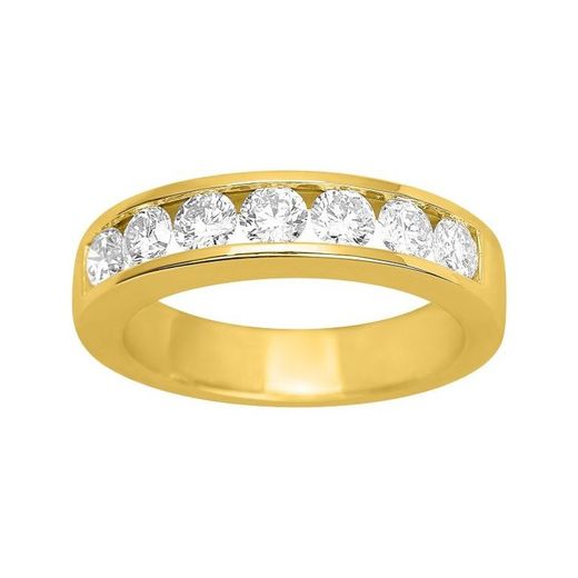 Anell Or 18kts Argyor-MRM (18)1.223.20 Semi-Aliança 7 Diamants 1,00ct