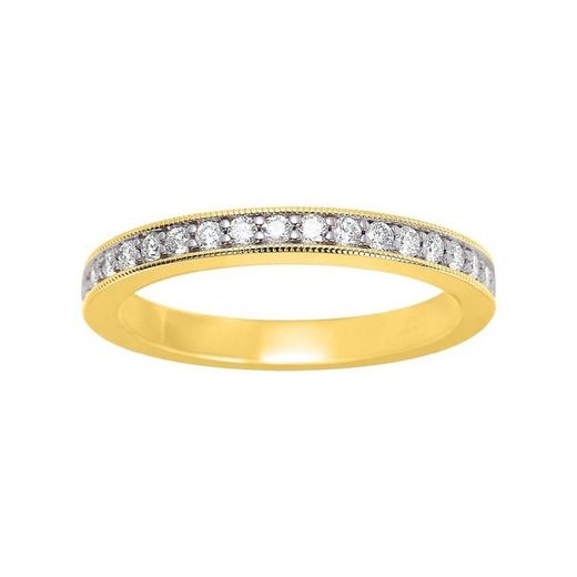 Bague en or 18 carats Argyor-MRM (18) 1 261,33 diamants, alliance 0,27 ct