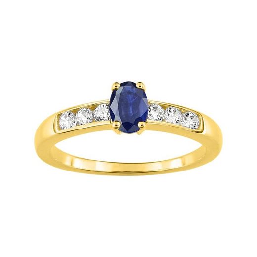 Anillo Oro 18kts Argyor MRM (18)1.3088.S0 Piedra Zafiro C. Circonitas
