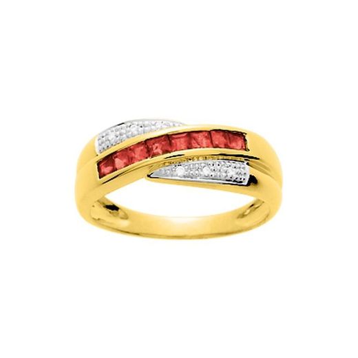 Anillo Oro 18kts Argyor MRM (18)1.4095.R3 Piedras Rubí C. Diamantes HG-P1 3,11-4,02ct