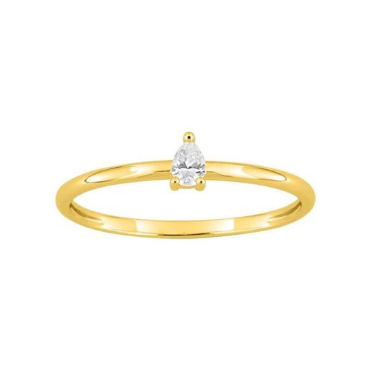 Bague de fiançailles en or 18 carats Argyor-MRM (18)1.7489.20, diamant en forme de larme