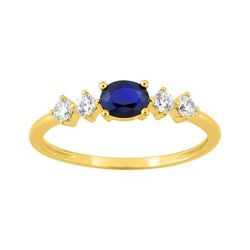 Anillo Oro 18kts Argyor MRM (18)1.7694.S0 Piedra Zafiro Circonitas