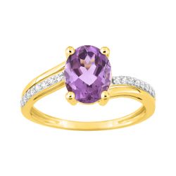 Anillo Oro 18kts Argyor MRM (18)1.7734.A3 Piedra Amatista 1,83ct - Circonitas