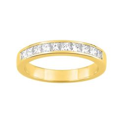 Anillo Oro 18kts Argyor-MRM (18)35035BO Semi-alianza Diamantes 0,70ct
