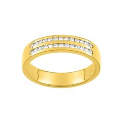 Anillo Oro 18kts Argyor-MRM (18)35749BO Alianza Diamantes 0,21ct