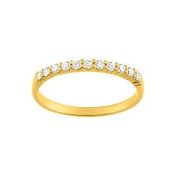Anillo Oro 18kts Argyor-MRM (18)3L004JB2 Alianza Diamantes 0,20ct