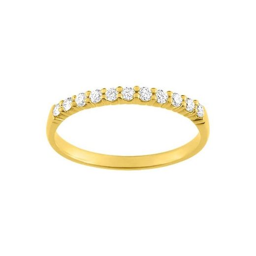 Anillo Oro 18kts Argyor-MRM (18)3L004JB4 Alianza Diamantes 0,20ct