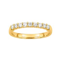 Anillo Oro 18kts Argyor-MRM (18)3L06JB2 Semi-alianza Diamantes 0,30ct