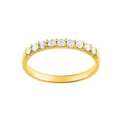 Anillo Oro 18kts Argyor-MRM (18)3L006JB4 Semi-alianza Diamantes 0,30ct