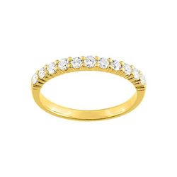 Anillo Oro 18kts Argyor-MRM (18)3L007JB4 Semi-alianza Diamantes 0,40ct