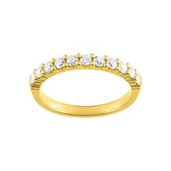 Anillo Oro 18kts Argyor-MRM (18)3L008JB4 Semi-alianza Diamantes 0,50ct