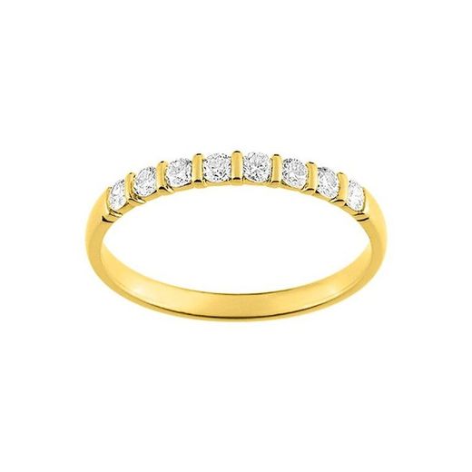 Anillo Oro 18kts Argyor-MRM (18)3L014JB2 Semi-alianza Diamantes 0,30ct
