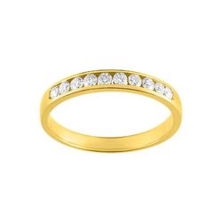 Anillo Oro 18kts Argyor-MRM (18)3L025JB4 Semi-alianza Diamantes 0,25ct
