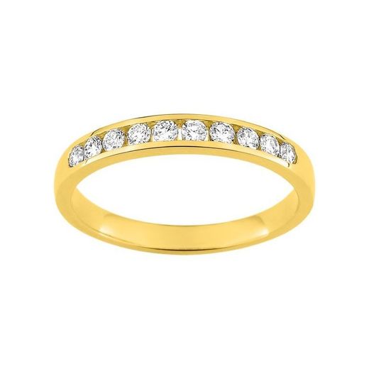 Anell Or 18kts Argyor-MRM (18)3L026JB4 Semi-aliança Diamants 0,30ct